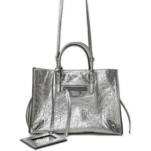 BALENCIAGA Paper Zip Around Bag